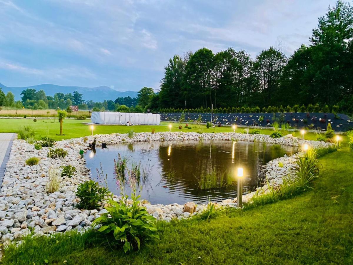 Wonder Home - Apartamenty Halo Karkonosze Z Ogrodem, Sezonowym Basenem, Placem Zabaw I Widokiem Na Sniezke - Zlokalizowane Blisko Karpacza Mysłakowice Dış mekan fotoğraf