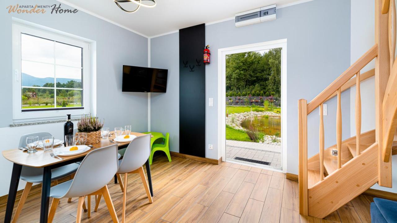 Wonder Home - Apartamenty Halo Karkonosze Z Ogrodem, Sezonowym Basenem, Placem Zabaw I Widokiem Na Sniezke - Zlokalizowane Blisko Karpacza Mysłakowice Dış mekan fotoğraf