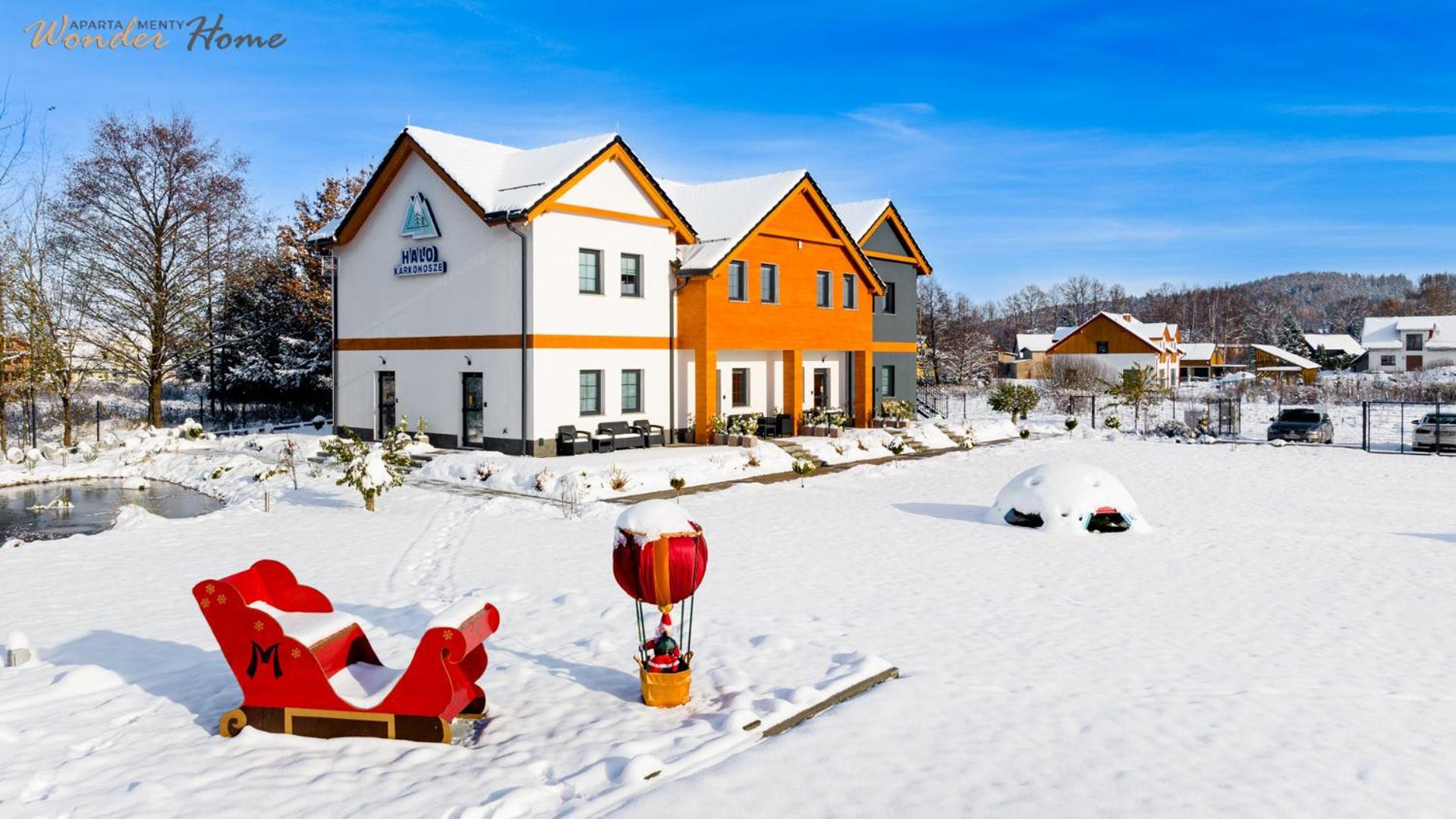 Wonder Home - Apartamenty Halo Karkonosze Z Ogrodem, Sezonowym Basenem, Placem Zabaw I Widokiem Na Sniezke - Zlokalizowane Blisko Karpacza Mysłakowice Dış mekan fotoğraf
